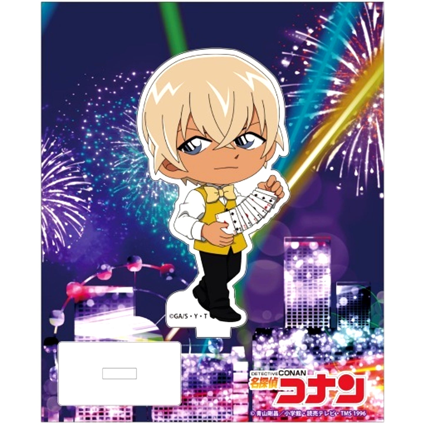 Toru Amuro Casino Collection Acrylic Stand Detective Conan [USED]