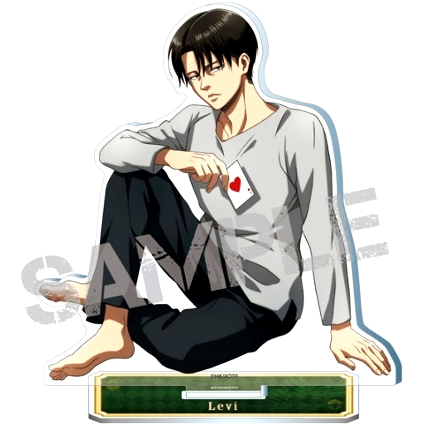 Levi Attack on Titan Playing Card Theme Acrylic Stand [USED]