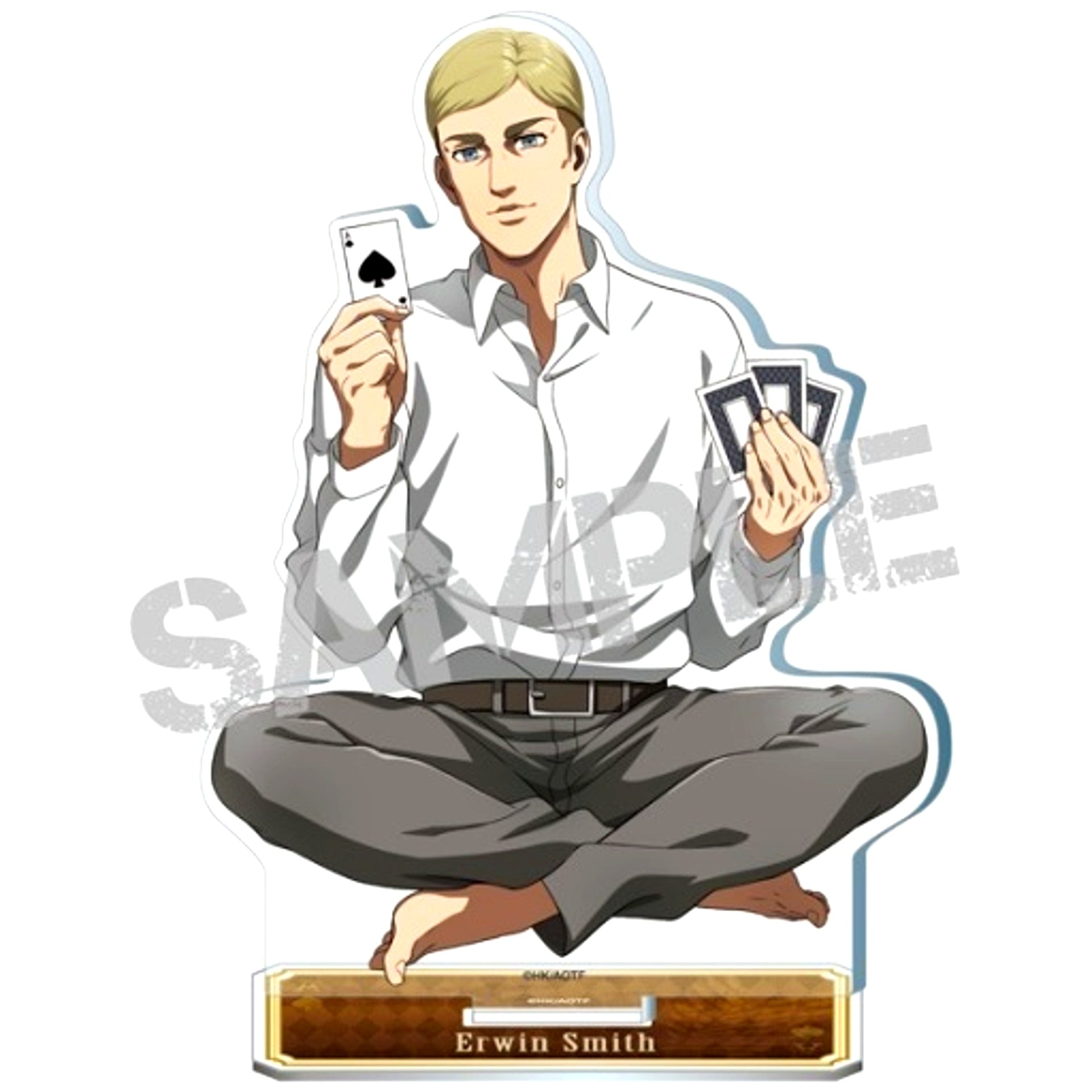 Erwin Smith Playing Cards Theme Attack on Titan Acrylic Stand [USED]