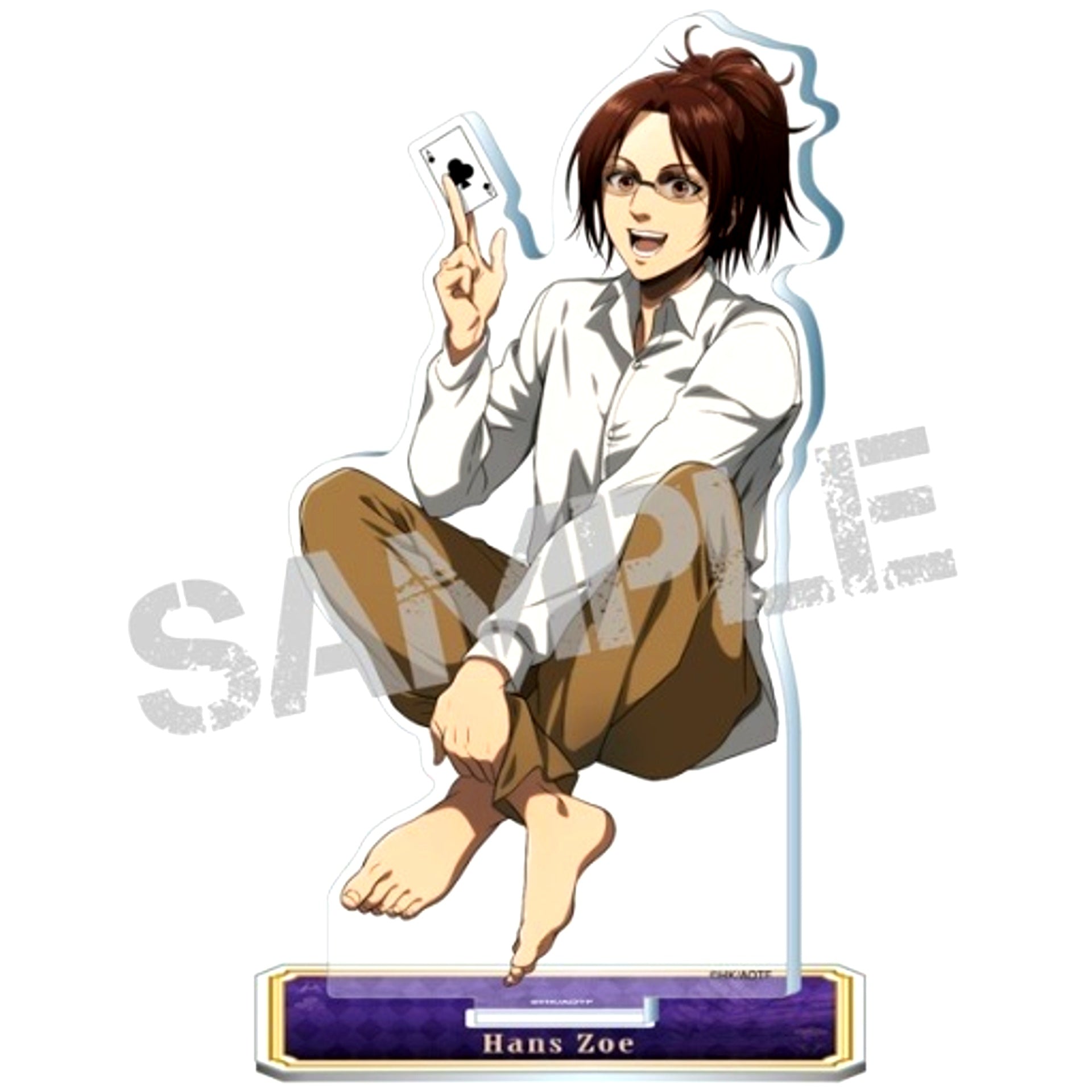 Hange Zoe Attack on Titan Playing Card Theme Acrylic Stand [USED]