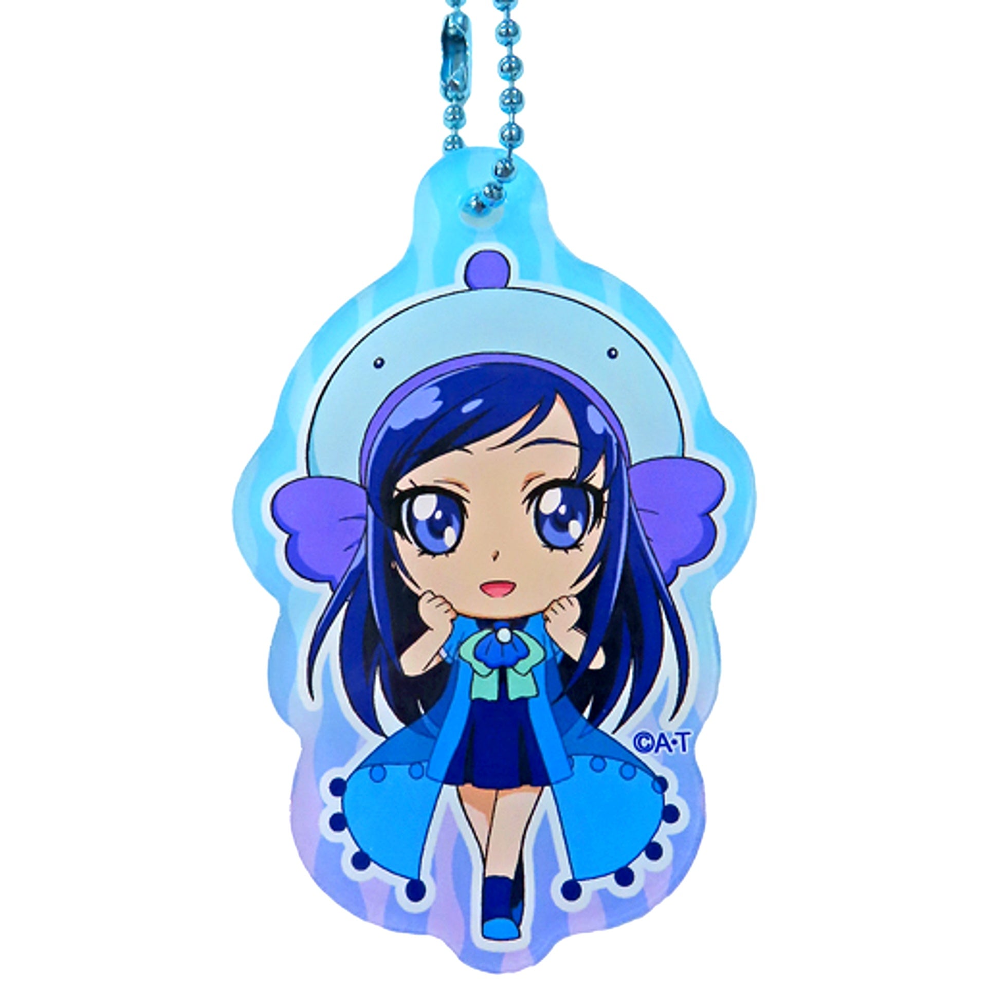 Rikka Hishikawa Cure Diamond Acrylic Charm Pretty Cure All Stars Kawairo Palette Lagoon Sapphire Pretty Store Ltd [USED]