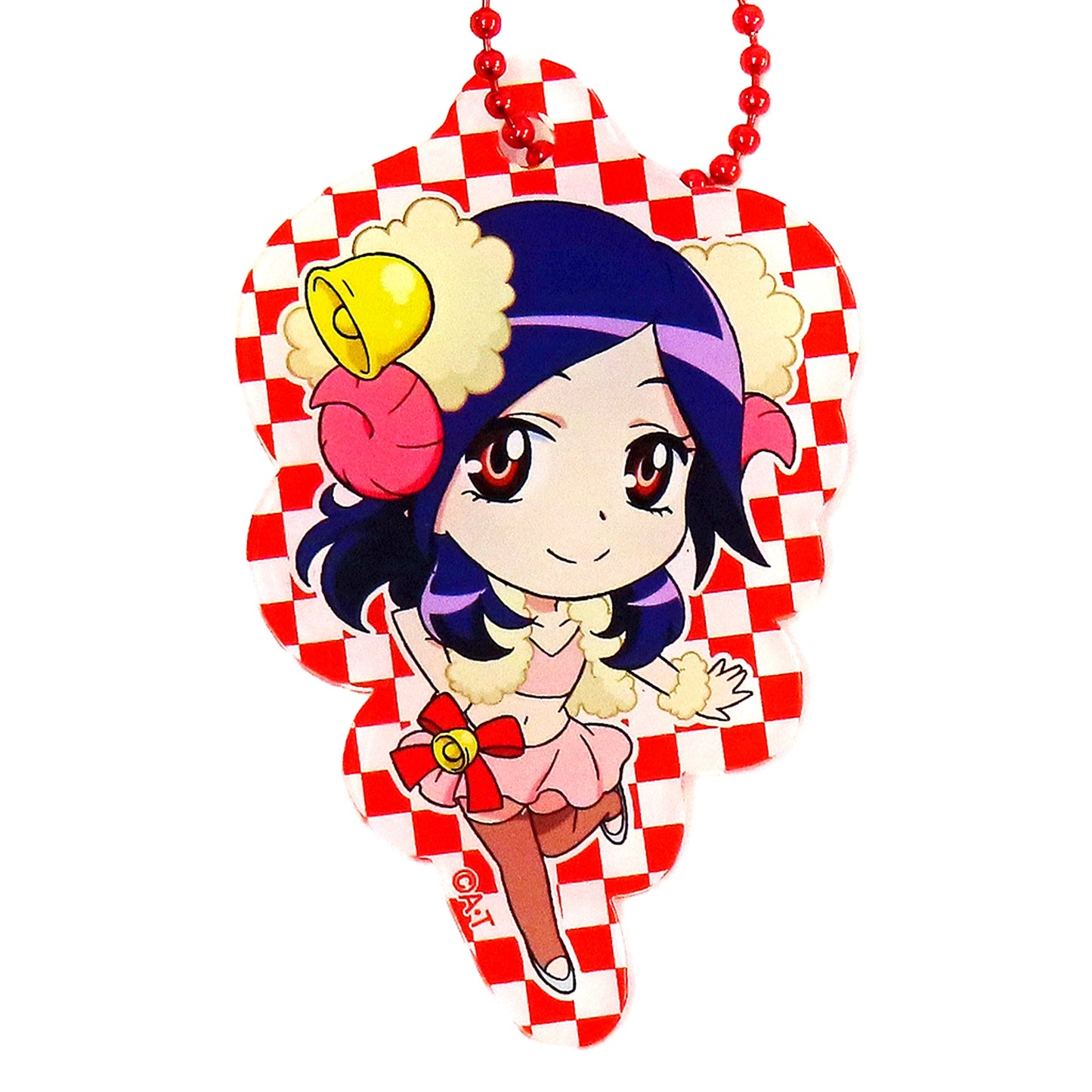 Setsuna Higashi Cure Passion Acrylic Charm Pretty Cure All Stars Kawairo Palette Red and White Sheep Pretty Store Ltd [USED]