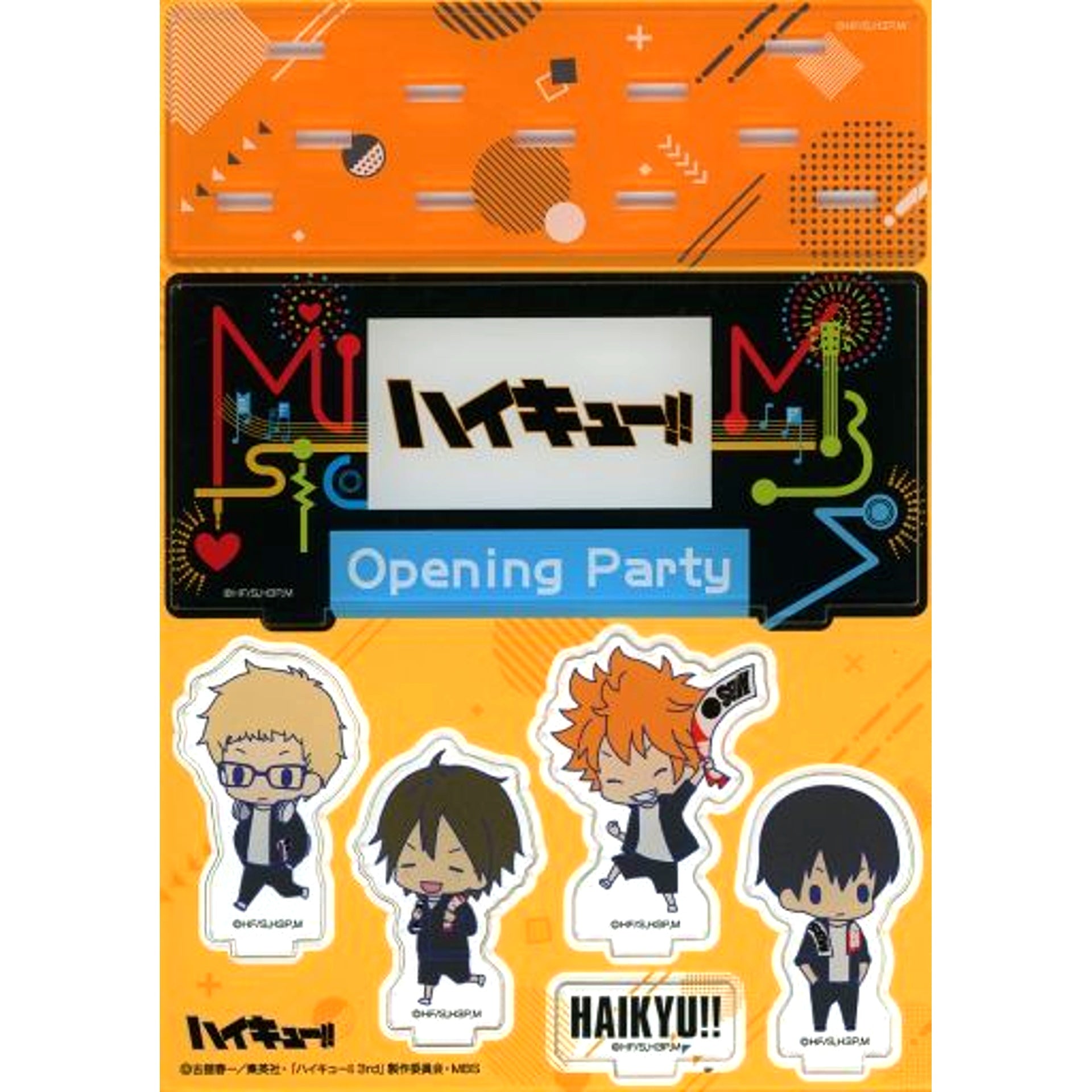 Group - Opening Party Acrylic Diorama Haikyu!! MBS Anime Fes 2018 Goods [USED]