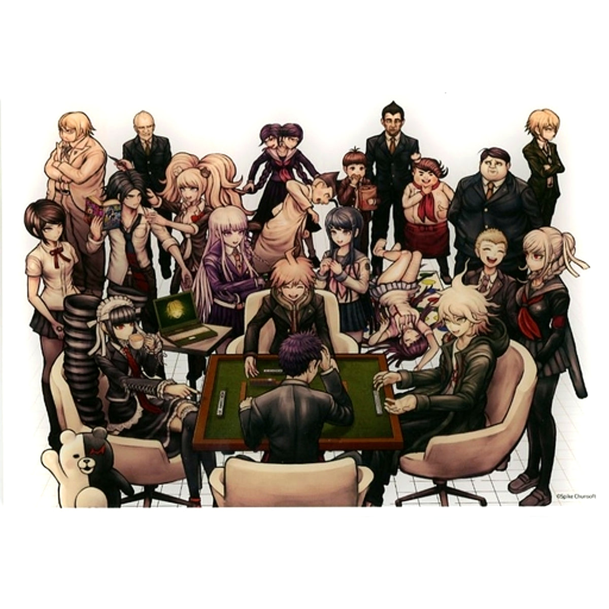 All Characters Luck Showdown Acrylic Art Board Danganronpa 1 2 Reload & Danganronpa Zero 10th Anniversary Goods [USED]