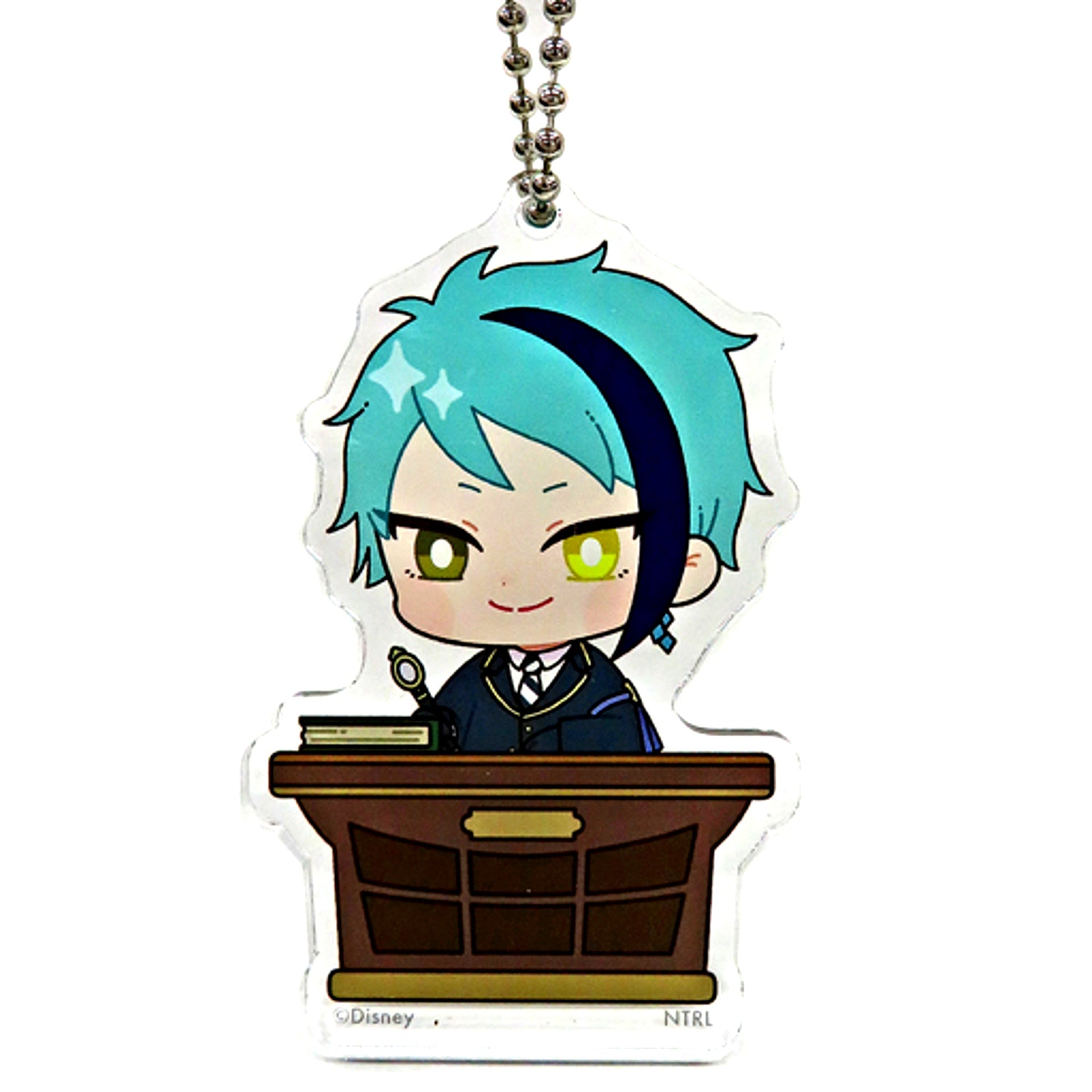 Jade Leech Disney Twisted-Wonderland Acrylic Charm History of Magic ver. [USED]