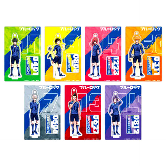 Set of 7 Blue Lock Mini Acrylic Stand A [USED]