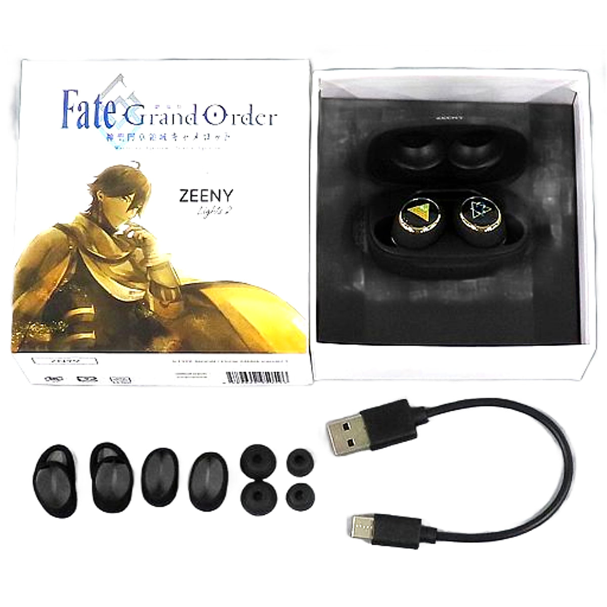 Ozymandias Model Fate/Grand Order Shinsei Entaku Ryouiki Camelot with Original Voice Collaboration Zeeny Earphones Earphones [USED]