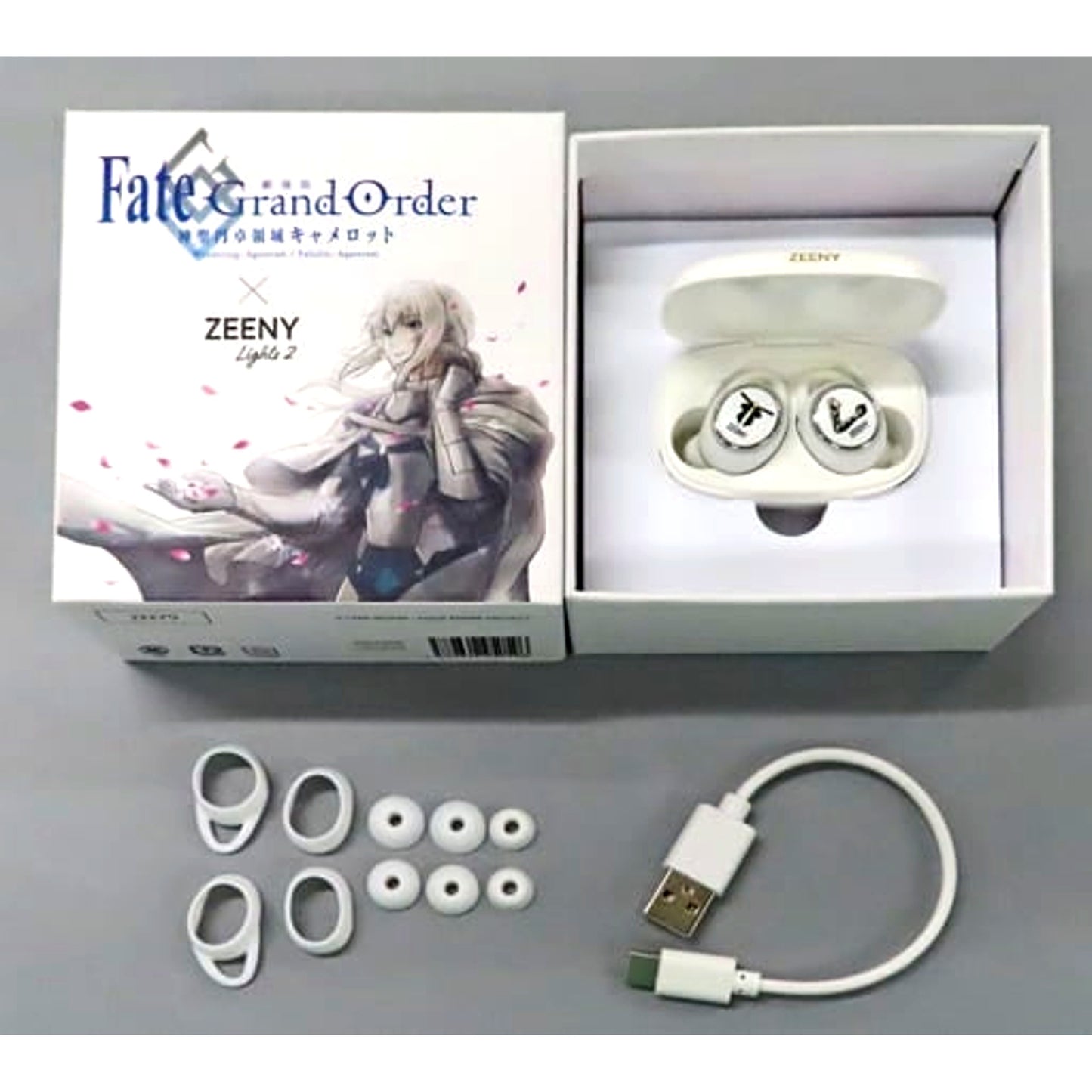 Bedivere Fate/Grand Order Divine Realm of the Round Table: Camelot Model Original Voice Included Collaboration Zeeny Earphones Fate/Grand Order Camelot x Zeeny [USED]