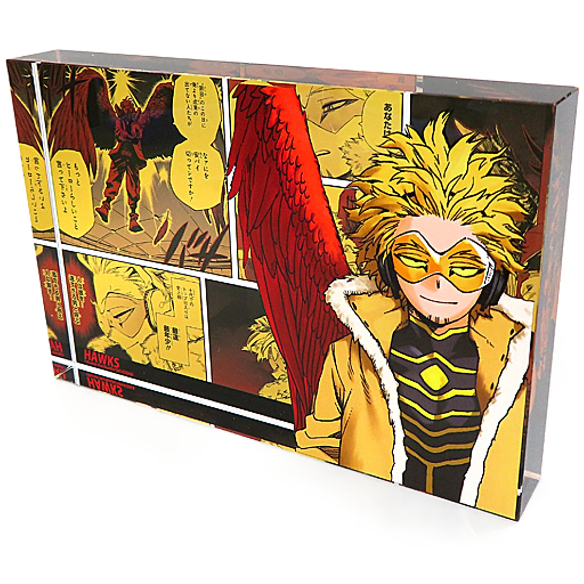 My Hero Academia Hawks Heroes Acrylic Block Acrylic Stands [USED]