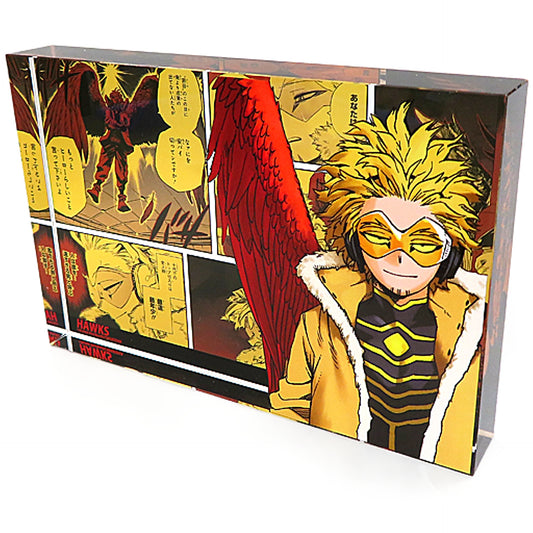 My Hero Academia Hawks Heroes Acrylic Block Acrylic Stands [USED]