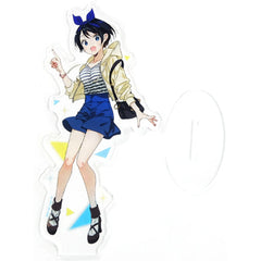 Rent-a-Girlfriend Ruka Sarashina Newly Drawn Ichiban Kuji Satisfaction Level 3 Acrylic Stand Prize K Acrylic Stands [USED]