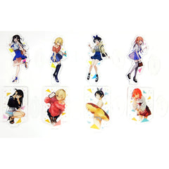 Rent-a-Girlfriend Chizuru Mizuhara & Others All 8 Types Set Ichiban Kuji Satisfaction Level 3 Acrylic Stand Prize K Acrylic Stands [USED]