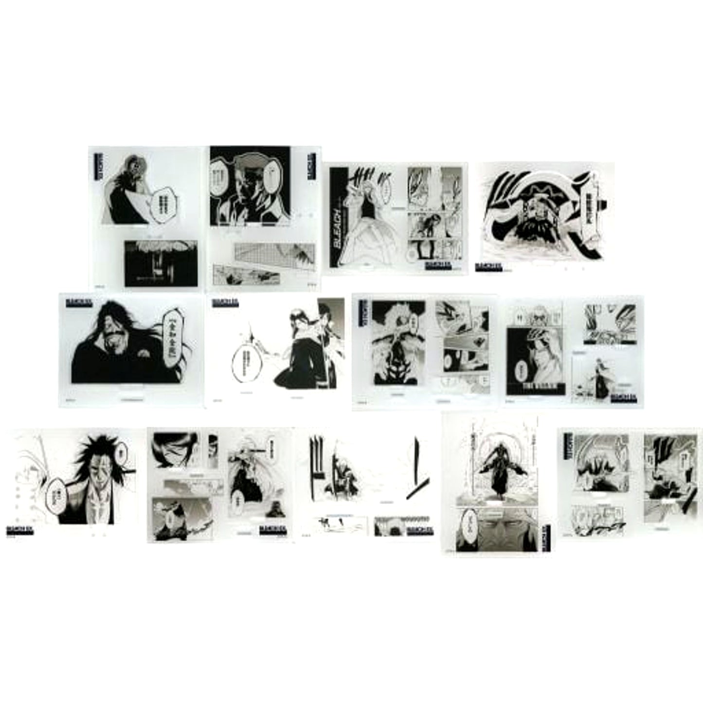 Set of 13 BLEACH EX. Original Acrylic Diorama Collection [USED]