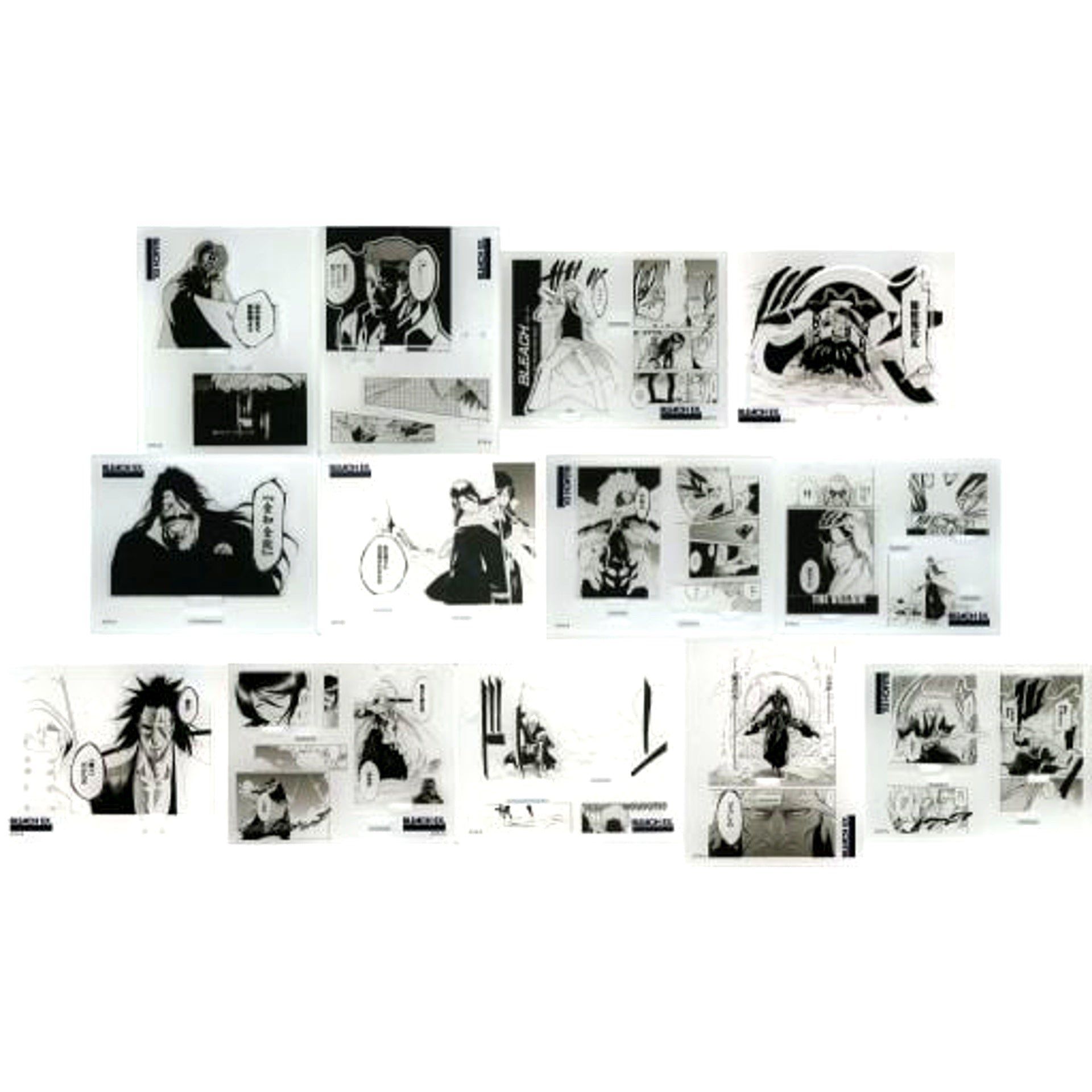 Set of 13 BLEACH EX. Original Acrylic Diorama Collection [USED]