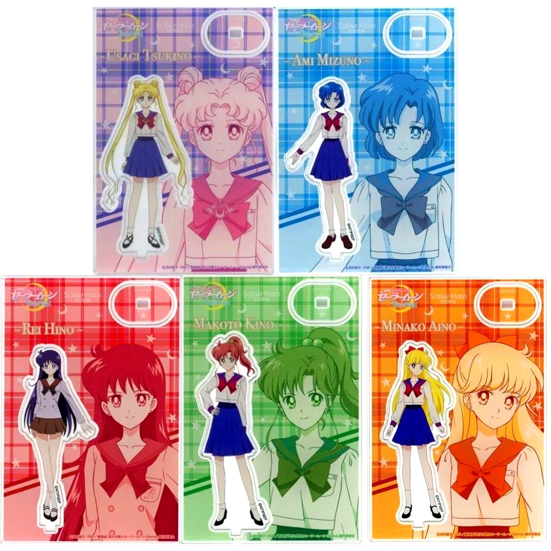 Set of 5 Sailor Moon Eternal The Movie Store Original Acrylic Stand Collection Vol.4 [USED]