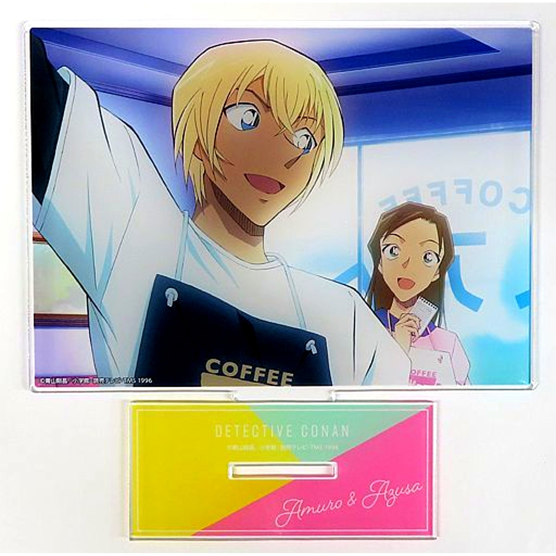 Toru Amuro and Azusa Enomoto Acrylic Stand 1DAY Series Ver. Detective Conan [USED]