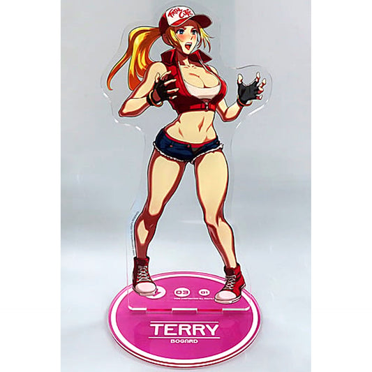 Terry Bogard Single BIG Size Acrylic Figure SNK Heroines Official Setting Material Collection C95 Limited Set [USED]