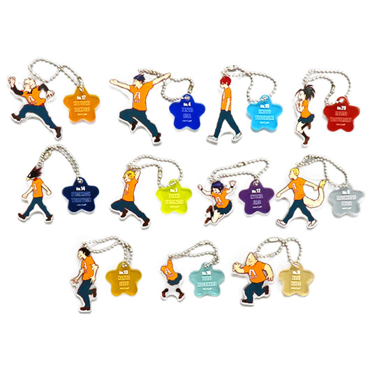 Katsuki Bakugo, etc. My Hero Academia Cultural Festival Acrylic Charms B All 11 Types Set Charm [USED]