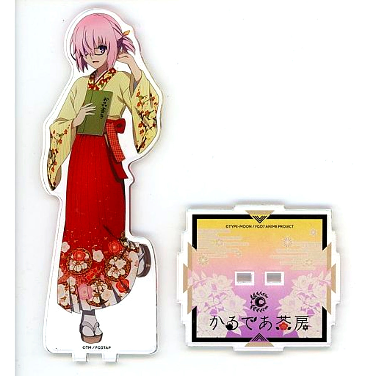 Mash Kyrielight Illustration BIG Acrylic Stand Fate/Grand Order -Final Singularity Grand Time Temple Solomon- x animatecafe Chaldea Teahouse [USED]