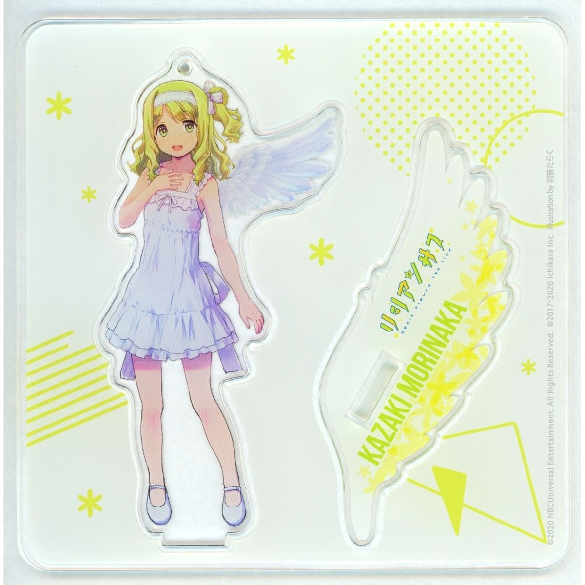 Morinaka Kazaki Wings Virtual YouTuber Nijisanji Acrylic Stand NIJISANJI petit fleurs 1st LIVE Lisianthus [USED]
