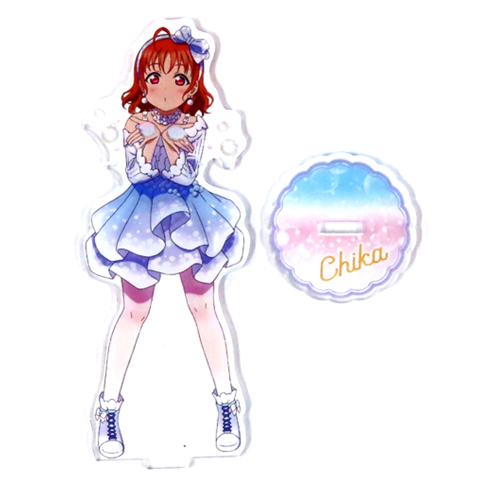 Chika Takami BIG Acrylic Stand Love Live Sunshine x Don Quijote [USED]
