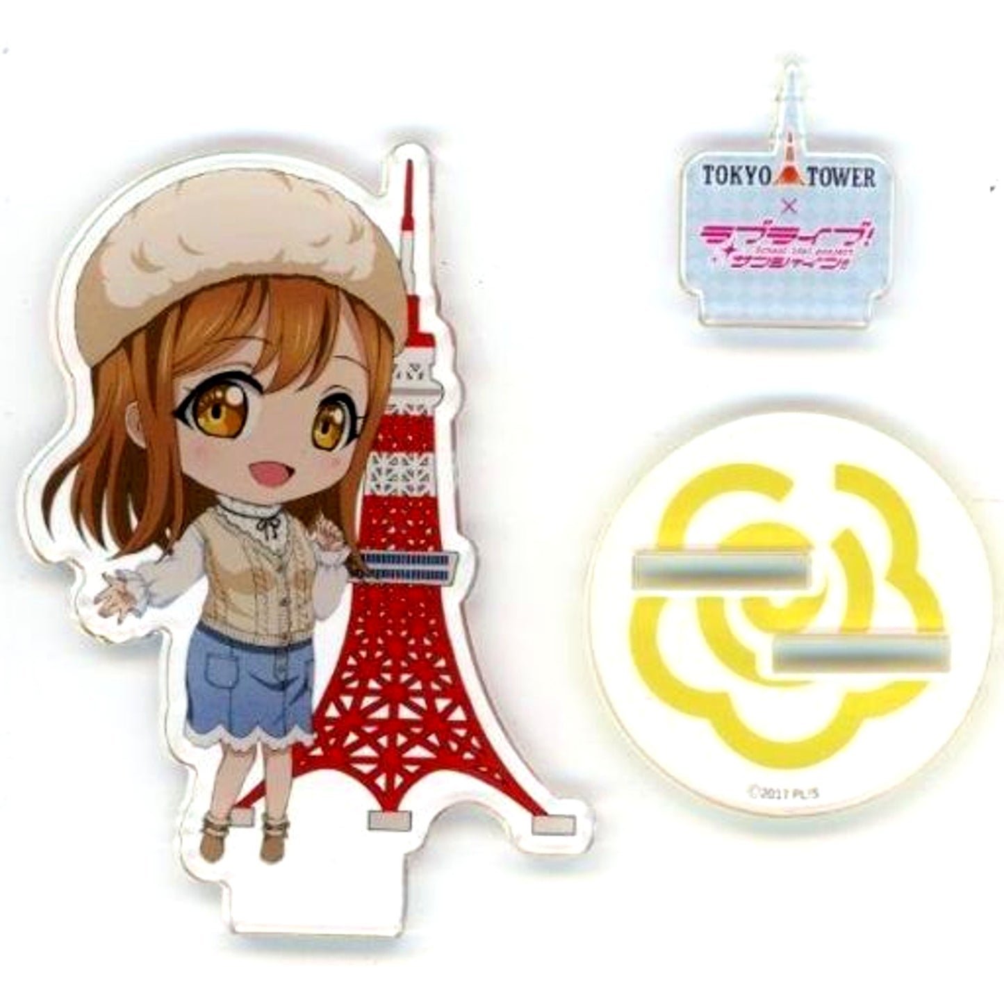 Hanamaru Kunikida Love Live! Sunshine!! Limited Illustration Acrylic Stand Love Live! Series in Tokyo Tower Winter New Year Tour 2021-2022 [USED]