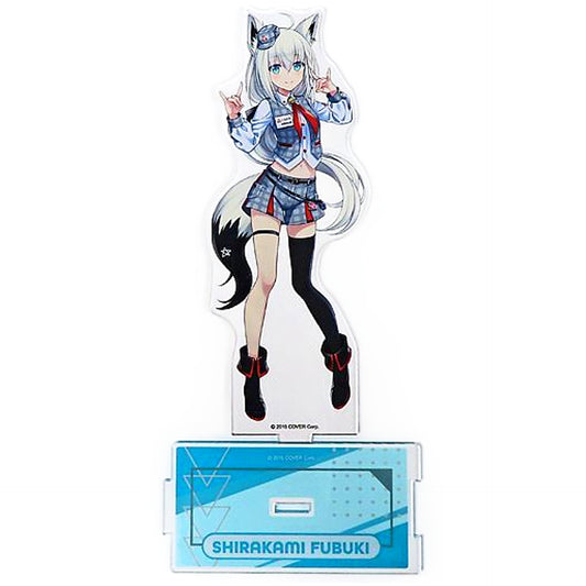 VTuber Hololive Shirakami Fubuki Acrylic Stand at Fuji-Q Highland 2021 Exclusive Acrylic Stands [USED]