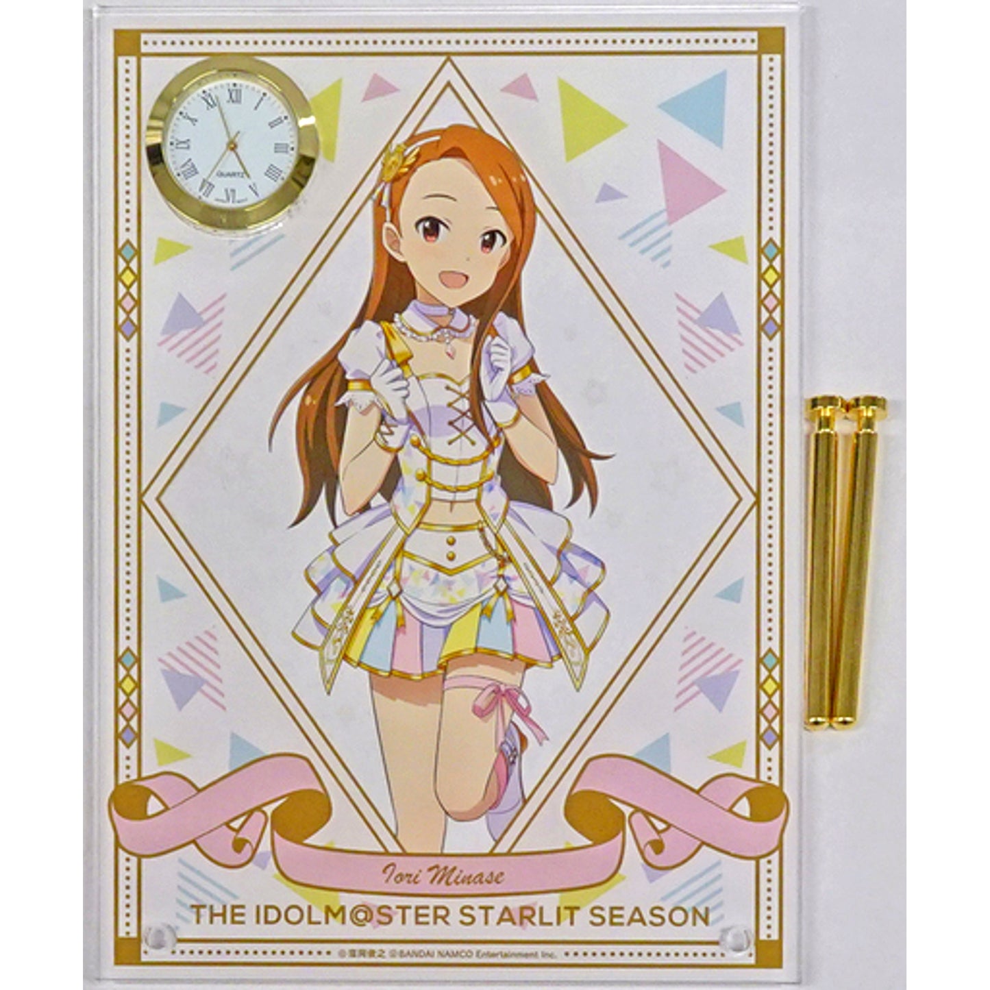 Iori Minase THE IDOLM@STER STARLIT SEASON Acrylic Art with Clock Colorful Session ver. [USED]