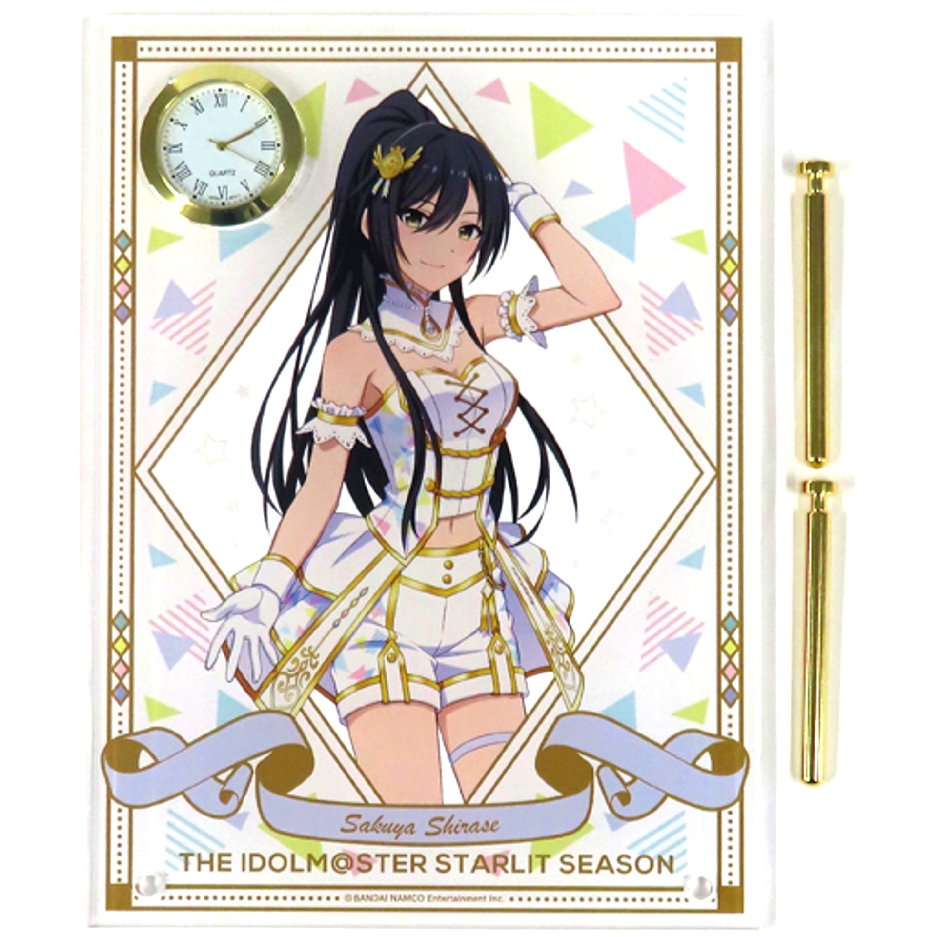 Sakuya Shirase THE IDOLM@STER STARLIT SEASON Acrylic Art with Clock Colorful Session ver. [USED]
