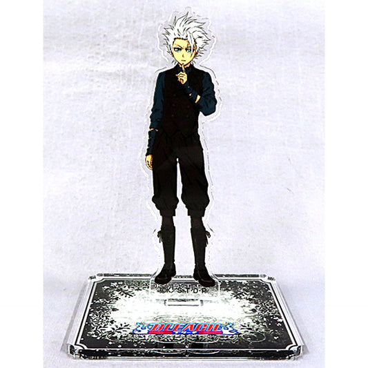 Toshiro Hitsugaya Prize B-2 Bleach Kujibikido Online Kuji Black and Rock Acrylic Stand Figure [USED]