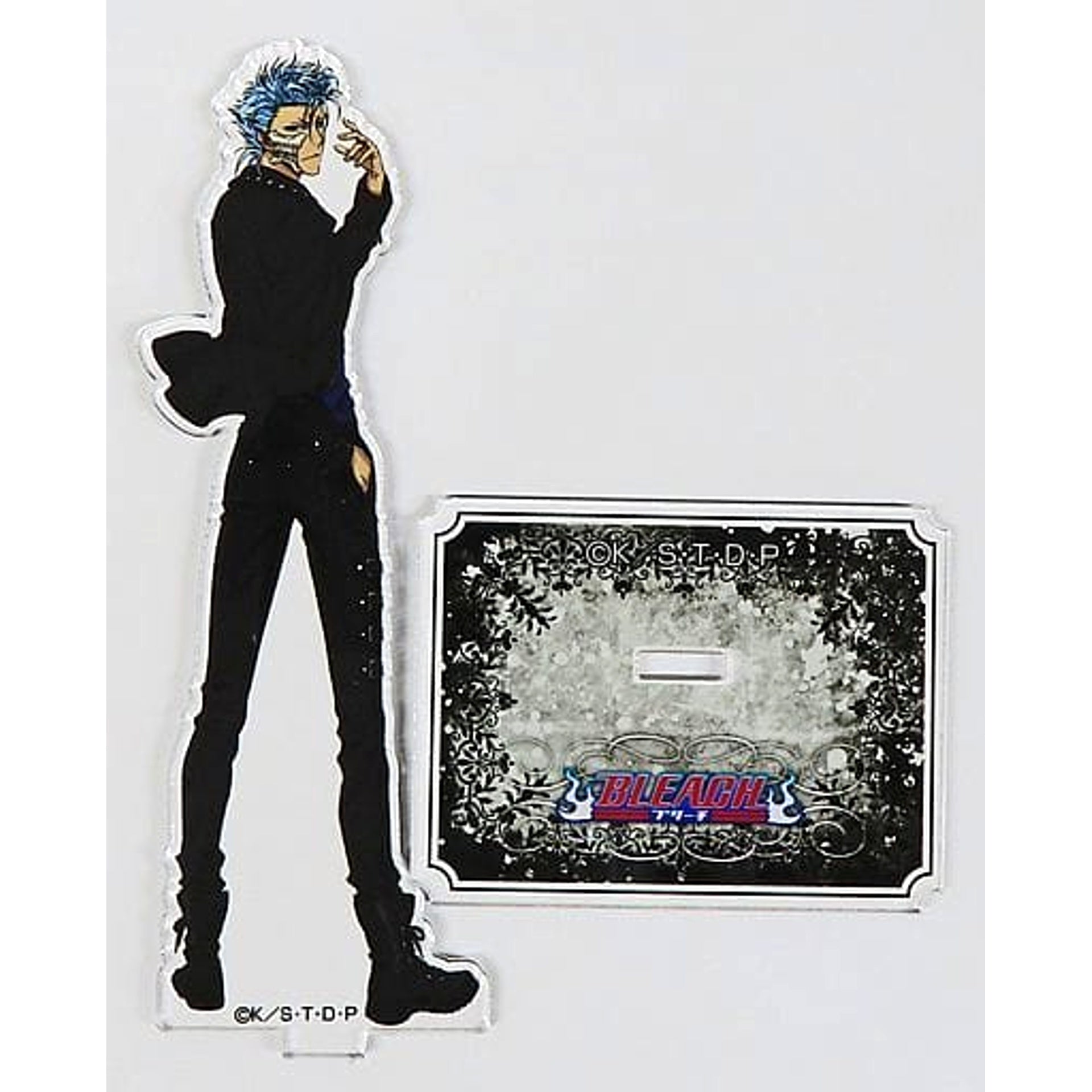 Bleach Grimmjow Jaegerjaquez Online Kuji Black & Rock Acrylic Stand Figure Kujibikido Limited Prize B-4 Acrylic Stands [USED]