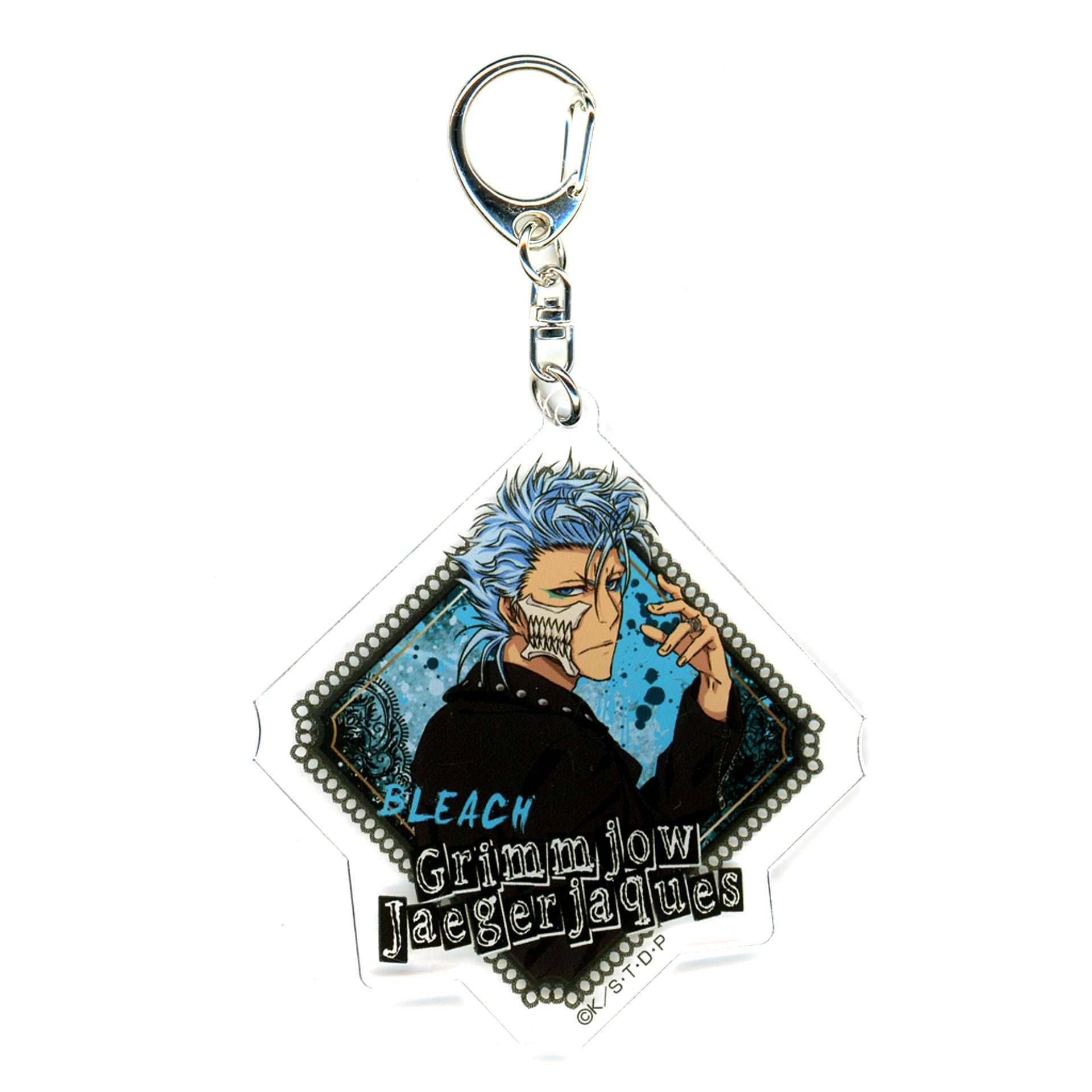 Grimmjow Jaegerjaquez Acrylic Keychain Kujibikido BLEACH Online Kuji BLACK ROCK Prize C 4 [USED]