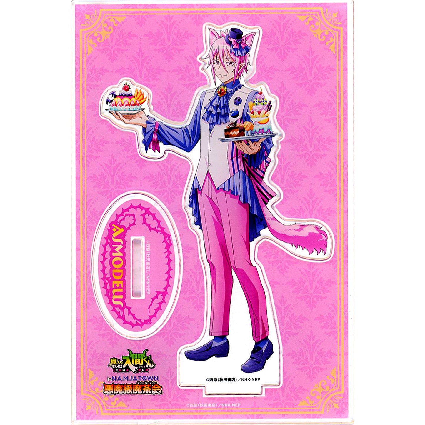 Alice Asmodeus S Prize Acrylic Stand Welcome to Demon School! Iruma-kun in NAMJATOWN Demon Class Tea Party Mini Game Familiar Summoning Ritual [USED]