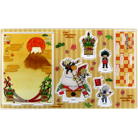 January Group Design 01. My Hero Academia GraffArt Design Premium Acrylic Diorama Plate [USED]