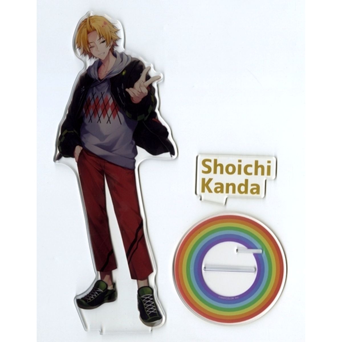Kanda Shoichi Large Acrylic Stand Virtual YouTuber Nijisanji [USED]