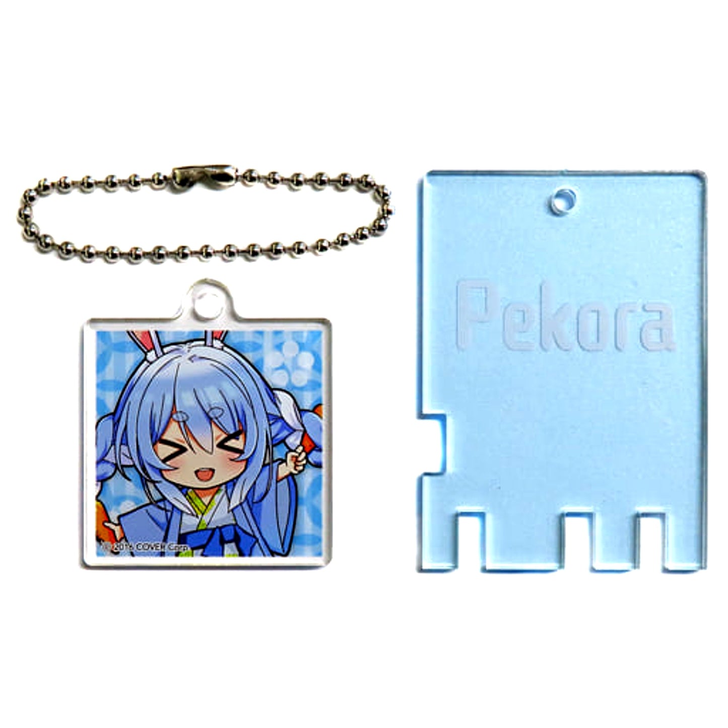 Virtual YouTuber hololive Usada Pekora Gokurakuyu RAKU SPA FuroLife Trading Bathhouse Locker Key Style Keyholder Yukata Ver. Chibi Ver. [USED]