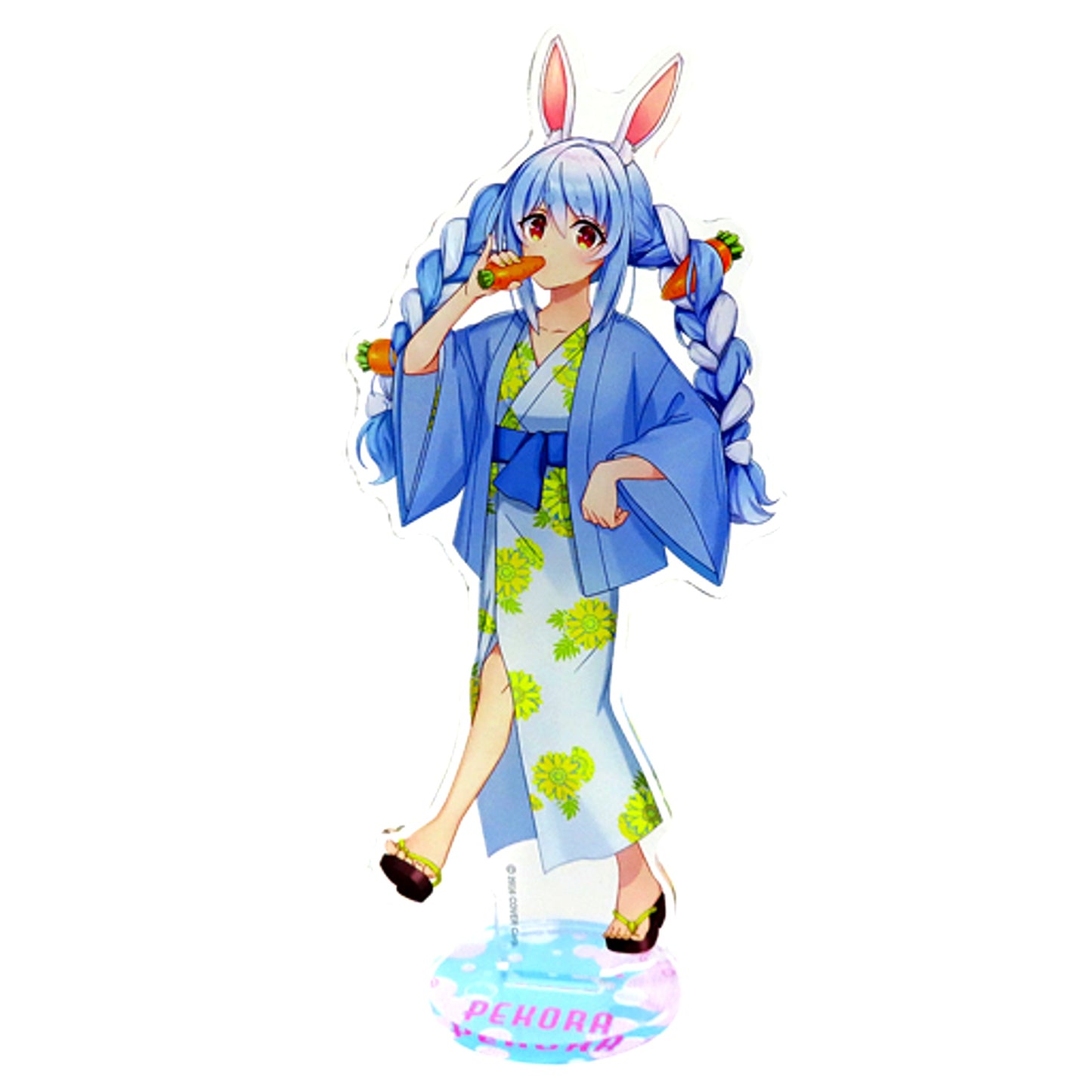 Usada Pekora Yukata Ver. Hololive x Gokurakuyu RAKU SPA Furo Life Acrylic Stand [USED]