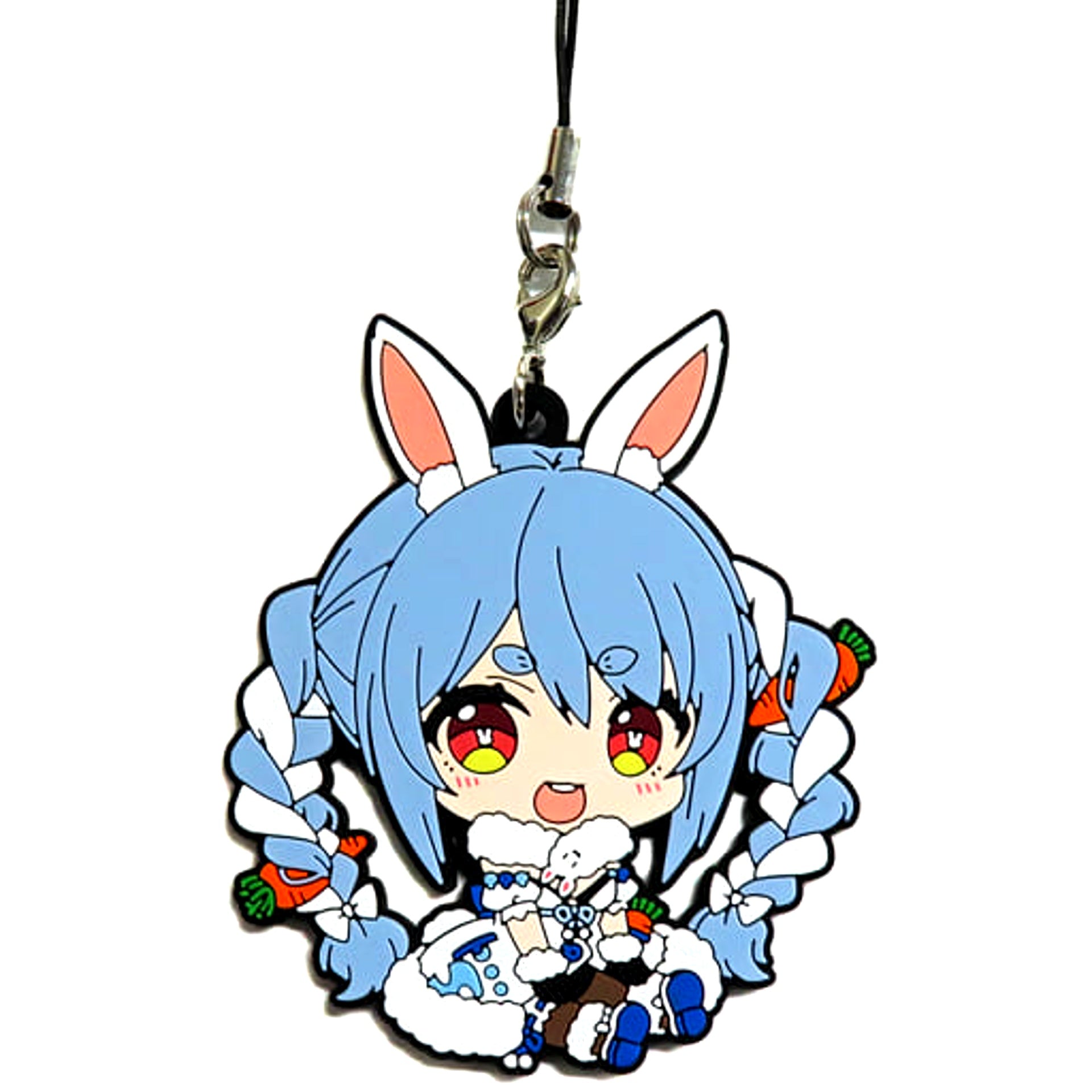 Virtual YouTuber hololive Usada Pekora Gokurakuyu RAKU SPA FuroLife Petanko Trading Rubber Strap [USED]