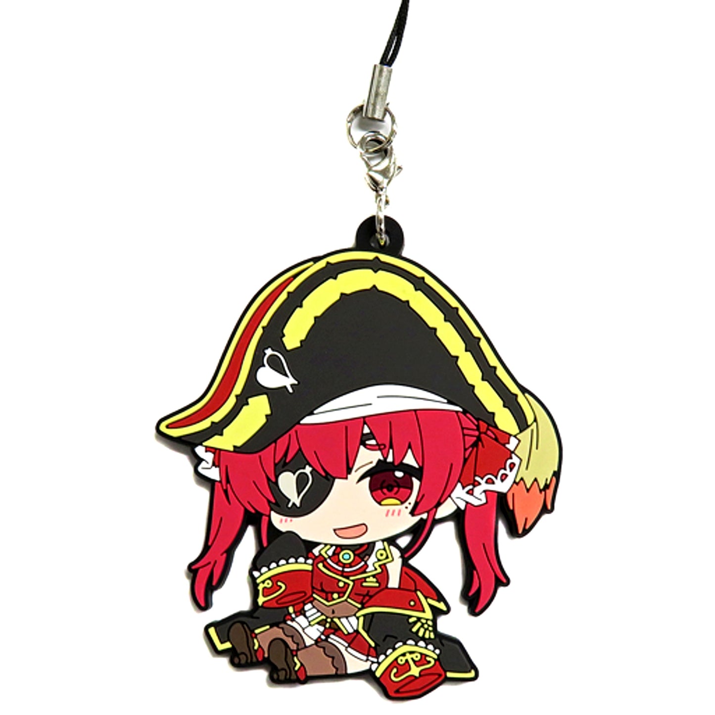 Houshou Marine Hololive x Gokurakuyu RAKU SPA Furo Life Petanko Trading Rubber Strap [USED]