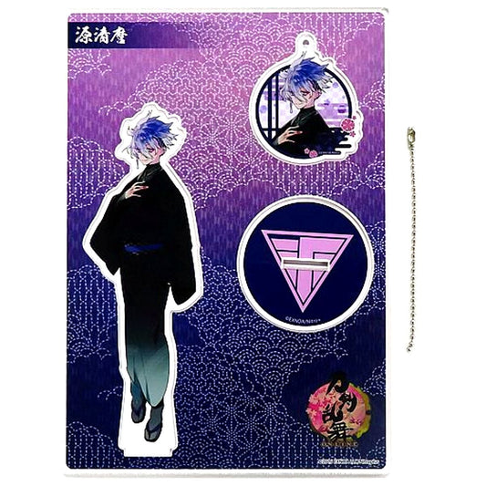 Minamoto Kiyomaro No.77 Touken Ranbu ONLINE Acrylic Stand Set Light Outfit [USED]