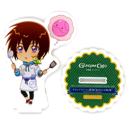 Kira Yamato (Haro) Mobile Suit Gundam SEED Acrylic Stand Secret Cooking Mission for you Ver.2.0 G DIMENSIONS EX DINNER SHOW SEED2.0 Gundam Cafe Ltd [USED]