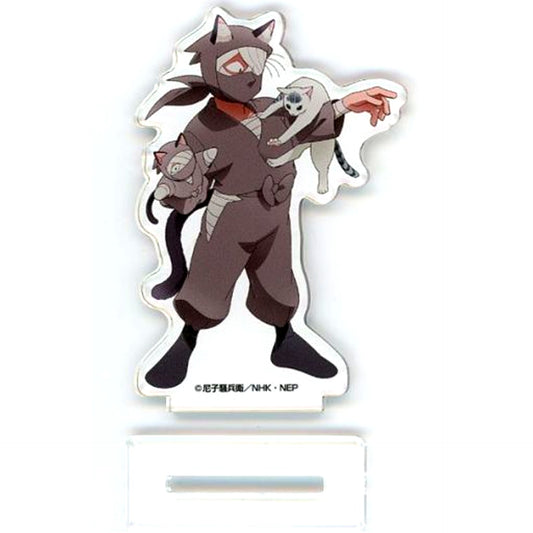Konnamon Zatto Full Body Success Prize Nintama Rantaro Mini Acrylic Stand in Namjatown Nekoyashiki de Daisousaku no Dan Minigame Rinji Jugyo! Shuriken Uchi Game [USED]