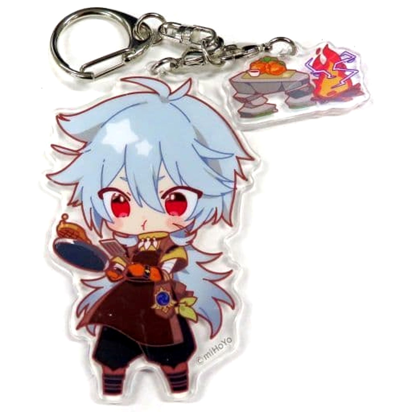 Genshin Razor Chibi Chara Trading Acrylic Keychains Sweets Paradise Soyokaze no Kyoen Limited Keychains [USED]