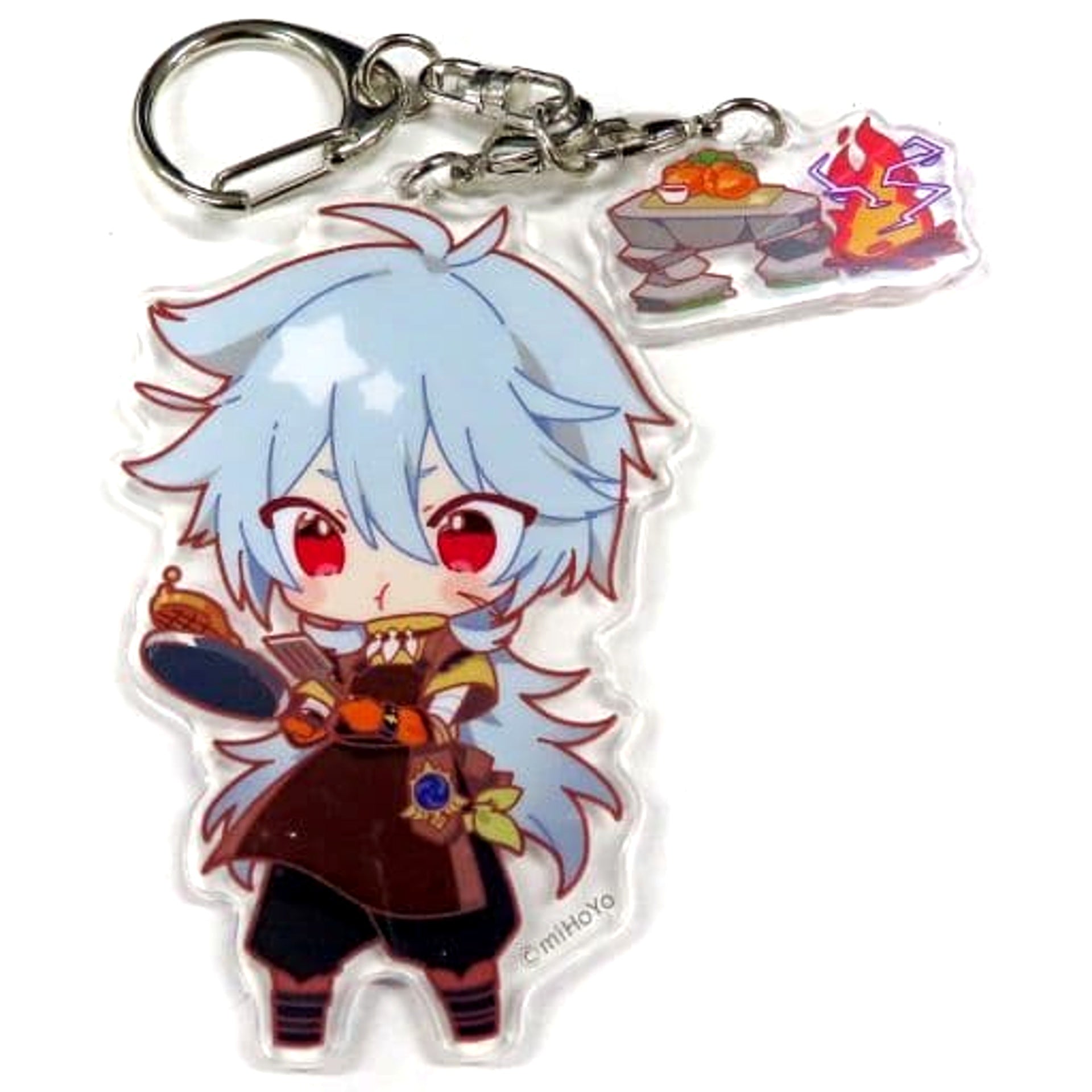 Genshin Razor Chibi Chara Trading Acrylic Keychains Sweets Paradise Soyokaze no Kyoen Limited Keychains [USED]