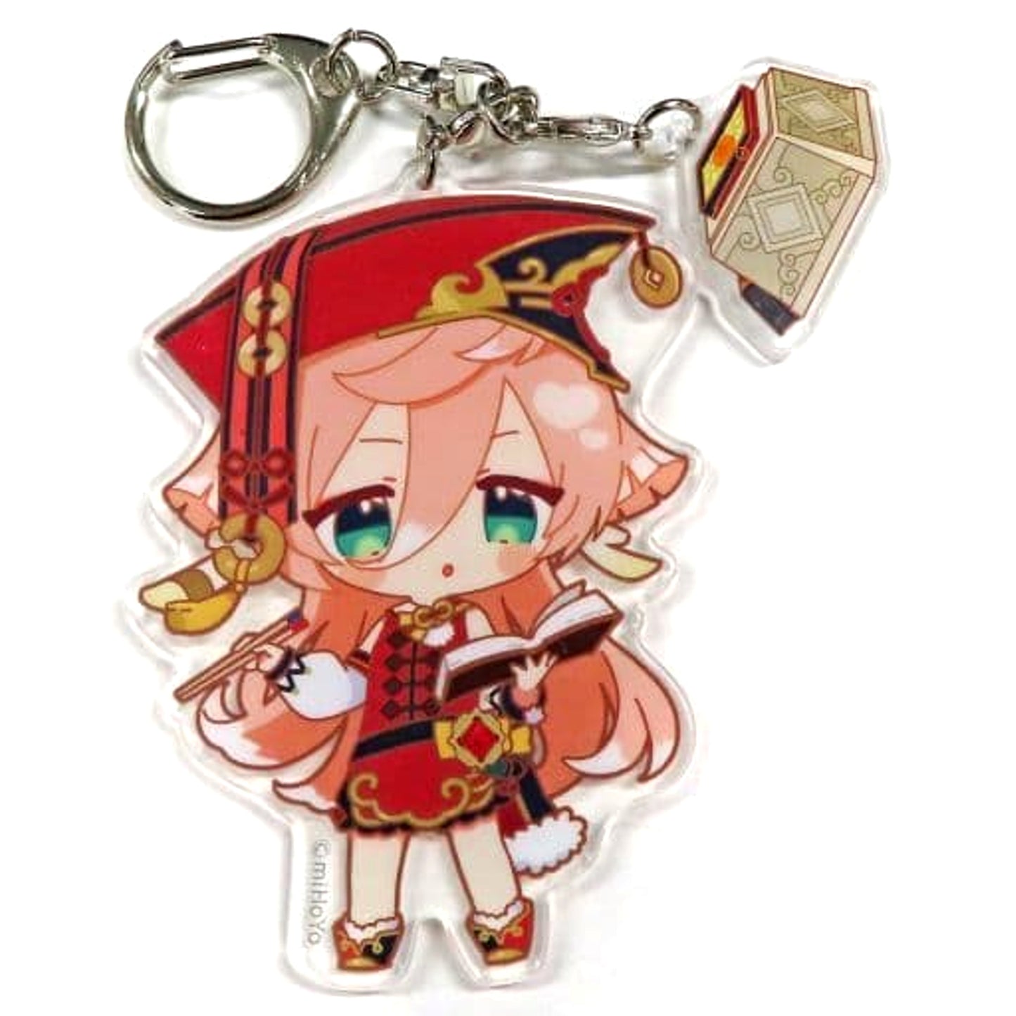 Genshin Yanfei Chibi Chara Trading Acrylic Keychains Sweets Paradise Ganka Shusan Limited Keychains [USED]