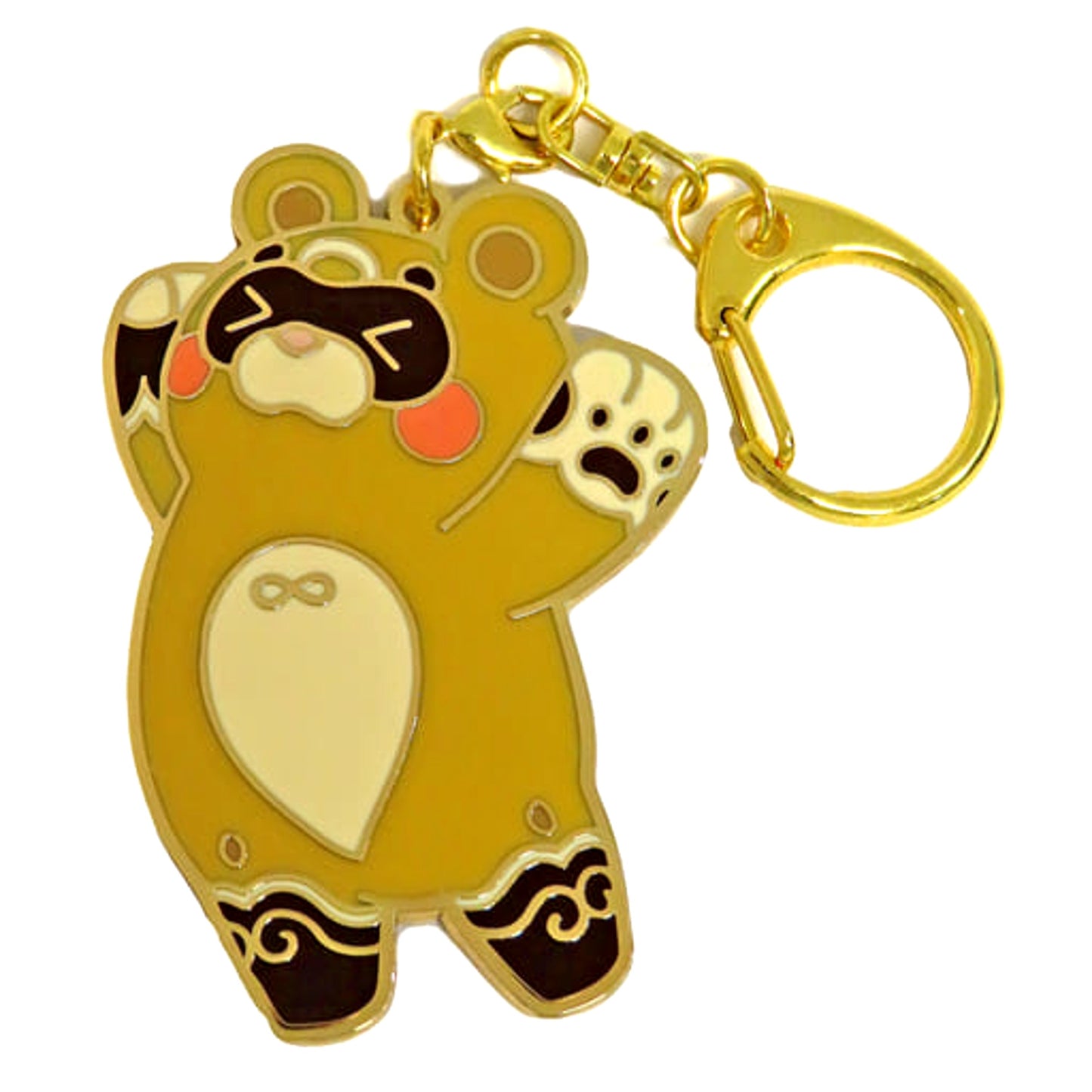 Genshin Guoba Metal Keychain Sweets Paradise -Feast of the Breeze- Reissue / -Yanhua Banquet- Reissue Everyone's Friends Exclusive Keychains [USED]