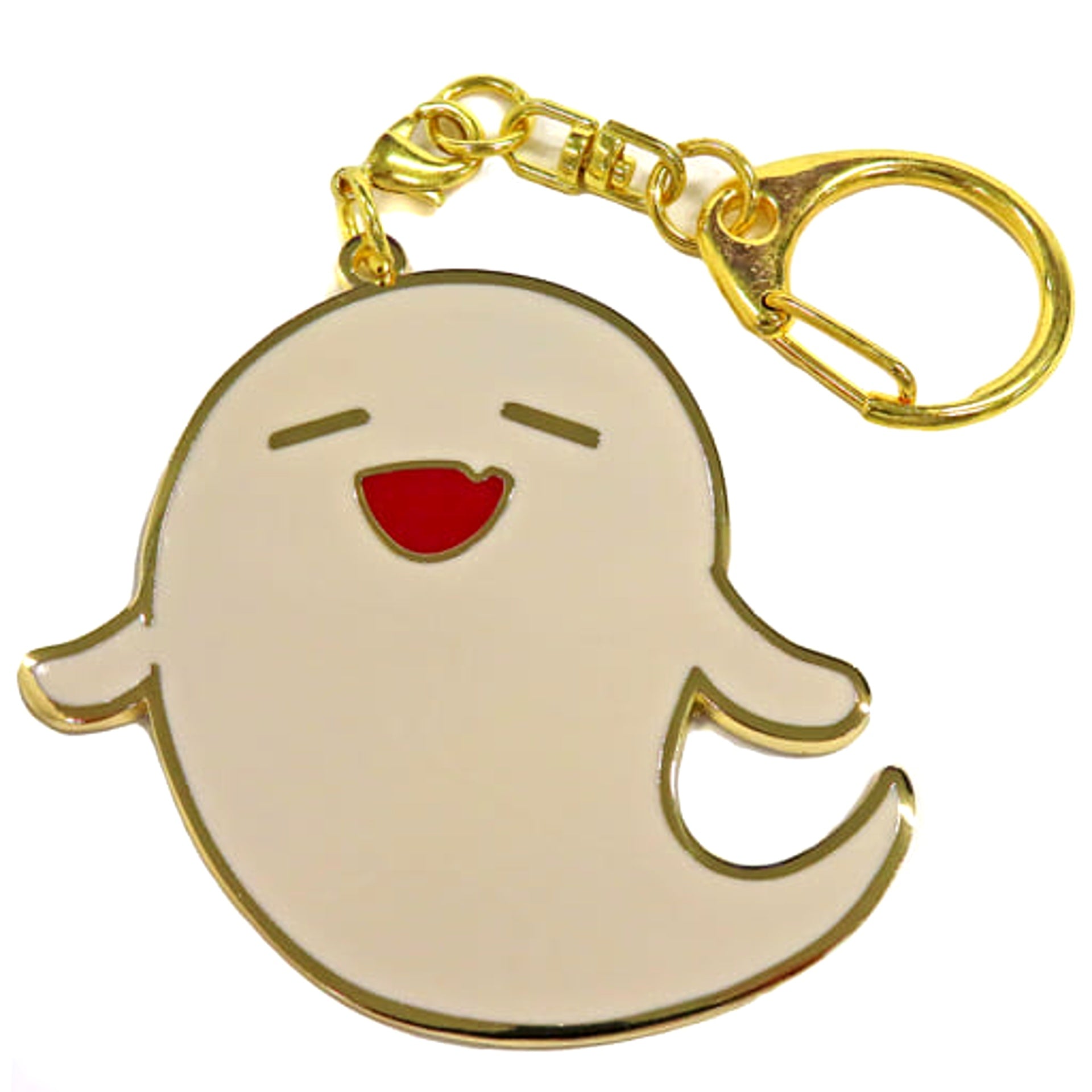 Genshin Hu Tao'a Ghost Metal Keychain Sweets Paradise -Feast of the Breeze- Reissue / -Yanhua Banquet- Reissue Everyone's Friends Exclusive Keychains [USED]