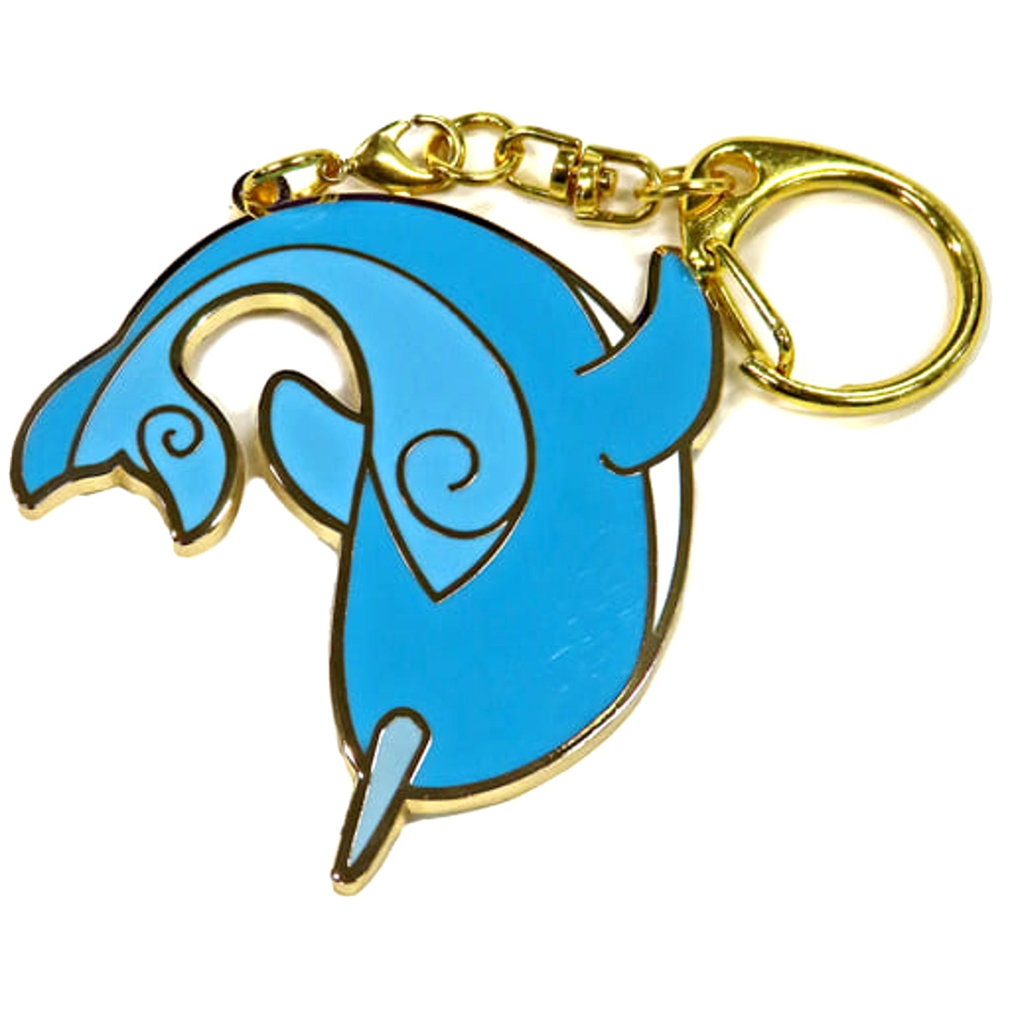 Genshin Celestial Whale Metal Keychain Sweets Paradise -Feast of the Breeze- Reissue / -Yanhua Banquet- Reissue Everyone's Friends Exclusive Keychains [USED]