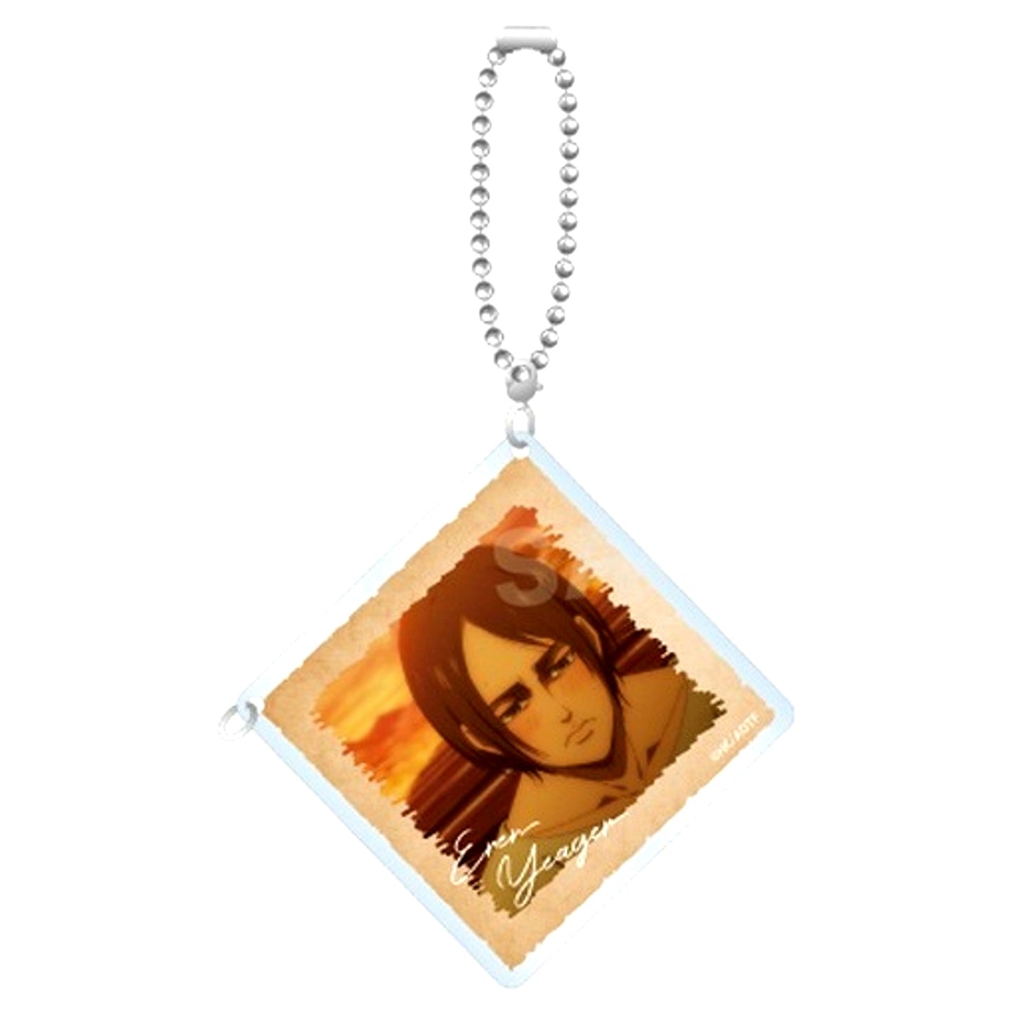 Eren Yeager B Attack on Titan Trading Acrylic Keychain [USED]