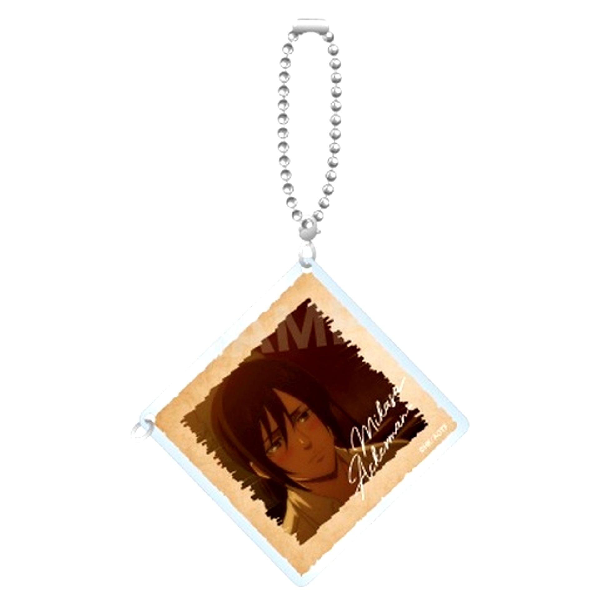Mikasa Ackerman Attack on Titan Trading Acrylic Keychain [USED]